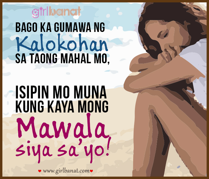 pretty girls quotes tagalog